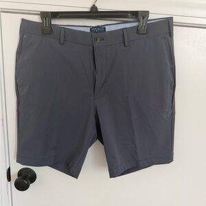 Peter Millar Slate Gray Performance Golf Shorts
